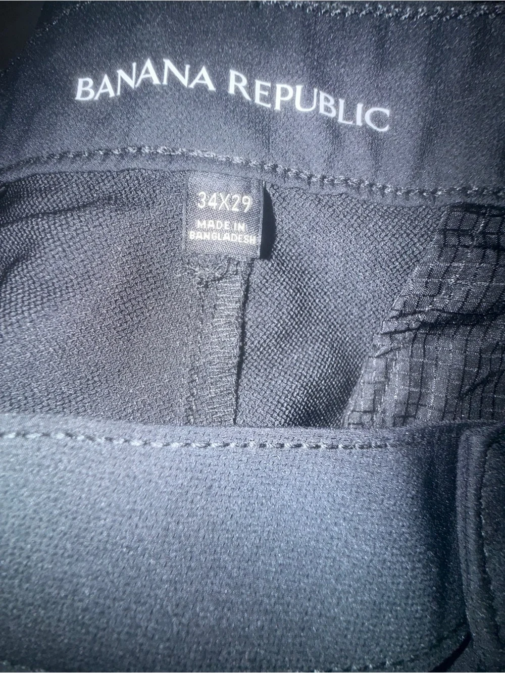 Banana Republic Men's Black Stretch Dress Pants